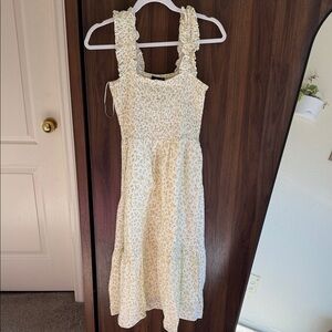 Lucy Paris White Floral Dress